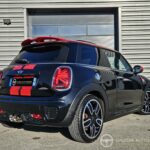 Mini John Cooper Works 2.0 231 ch – vue trois-quarts arrière gauche