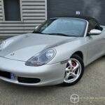 Porsche Boxster 986 2.5 – vue avant décapotée