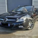 Mercedes SL 500 R230 – vue trois-quarts avant décapotée