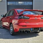 Mitsubishi Lancer Evo X 2,0 T 295 MR TC-SST — vue trois-quarts arrière