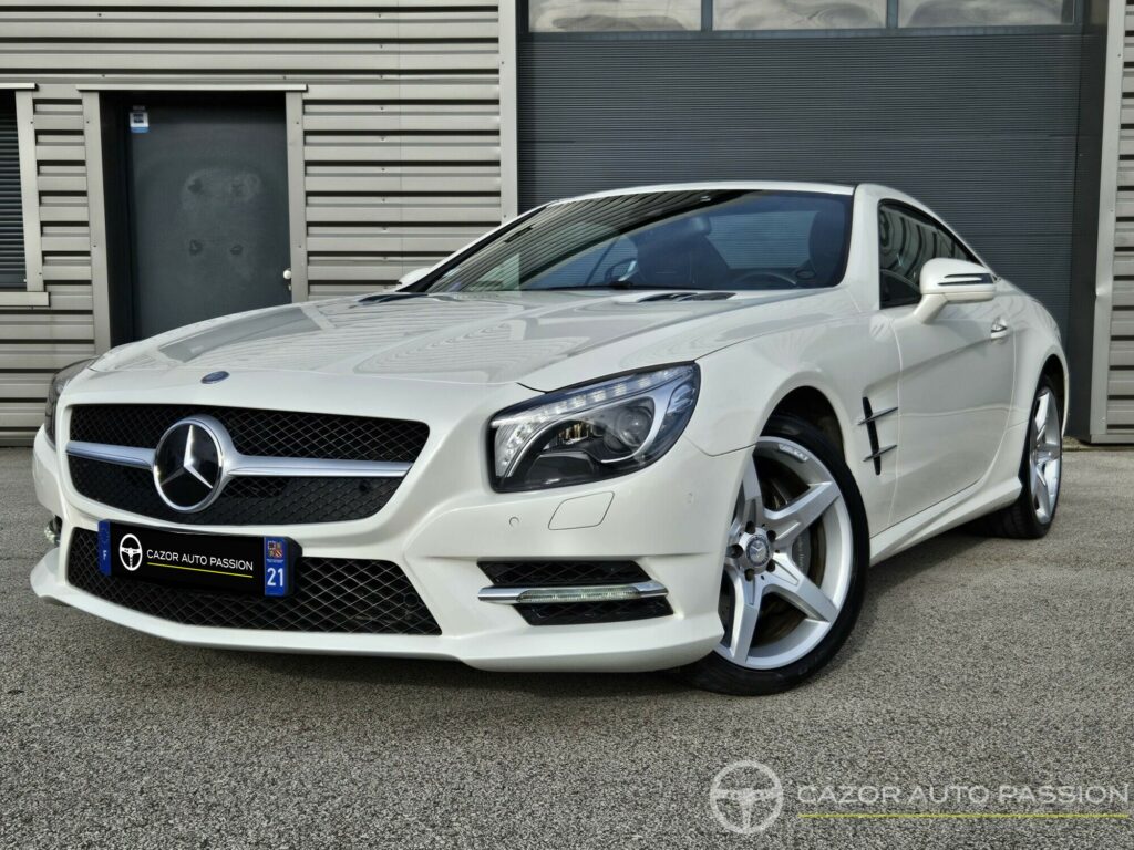 Mercedes SL 400 AMG (R231) V6 bi-turbo 333 ch — vue trois-quarts avant