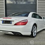 Mercedes SL 400 AMG (R231) V6 bi-turbo 333 ch — vue trois-quarts arrière toit fermé