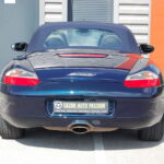 Porsche Boxster 986 2.5 204 ch — boîte manuelle — vue arrière décapotée complémentaire