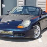 Porsche Boxster 986 2.5 204 ch — boîte manuelle — vue avant opposée