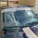 Porsche 944 Turbo Widerstandsfähig Outlaw Widebody — détail pare-brise et préparation