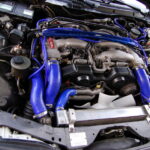 Nissan 300ZX Z32 Twin Turbo — préparation DGM 375 ch — compartiment moteur, vue complémentaire