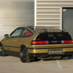 Honda Civic CRX EE8 — Swap B18C6 Integra Type R — vue arrière trois-quarts