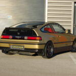 Honda Civic CRX EE8 — Swap B18C6 Integra Type R — vue arrière complémentaire
