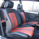 Volkswagen Golf 1 GTI 1800 DX — sièges avant, vue complémentaire