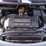Mini Cooper S Cabriolet 1.6 170 ch — compartiment moteur
