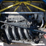 Hommell Berlinette Échappement — compartiment moteur