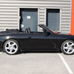 Porsche 911 type 996 Carrera 2 Cabriolet 3.4 Tiptronic S — profil décapoté