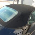 Porsche 911 type 996 Carrera 2 Cabriolet 3.4 Tiptronic S — capote textile, vue de dessus