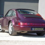 Porsche 911 type 964 Carrera 2 Phase 2 — vue trois-quarts arrière