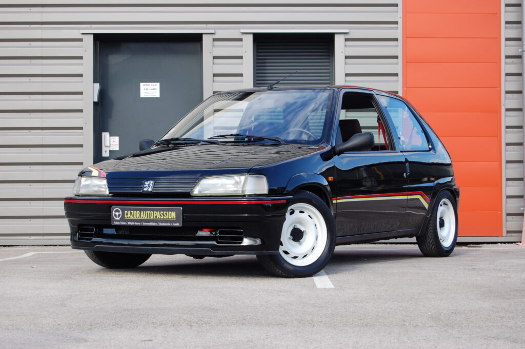 Peugeot 106 Rallye Phase 1 — vue trois-quarts avant