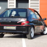 Peugeot 106 Rallye Phase 1 — vue trois-quarts arrière