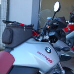 BMW R 1150 GS — Simple allumage — poste de conduite et sacoche de réservoir