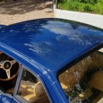 Triumph TR6 2.5 — Triple carburateurs — 1973 — hard-top, vue de dessus