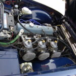 Triumph TR6 2.5 — Triple carburateurs — 1973 — compartiment moteur