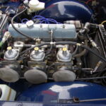 Triumph TR6 2.5 — Triple carburateurs — 1973 — triple carburateurs