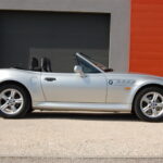 BMW Z3 2.0 Roadster 150 ch — profil décapoté opposé