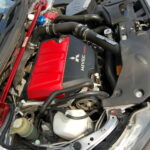 Mitsubishi Lancer Evolution X MR TC-SST — préparation 400 ch — moteur, détail