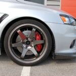 Mitsubishi Lancer Evolution X MR TC-SST — préparation 400 ch — jante avant
