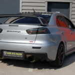 Mitsubishi Lancer Evolution X MR TC-SST — préparation 400 ch — vue trois-quarts arrière