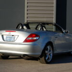 Mercedes SLK 350 Edition 10 7G-Tronic 272 ch — vue trois-quarts arrière