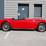 MG MGA 1600 MK1 Cabriolet — profil décapoté