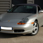 Porsche Boxster 986 2.7 220 ch — vue trois-quarts avant