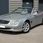 Mercedes SL 500 (R230) 306 ch BVA — vue trois-quarts avant opposée