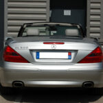 Mercedes SL 500 (R230) 306 ch BVA — vue arrière