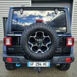 Jeep Wrangler Unlimited Rubicon 4xe 2.0 T 380 ch PHEV BVA8 — vue arrière