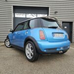 Mini Cooper S 163 ch — vue trois-quarts arrière opposée
