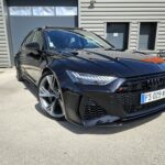 Audi RS6 C8 4.0 TFSI 600 ch Quattro Tiptronic 8 — vue trois-quarts avant opposée