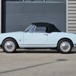 Alfa Romeo Giulia 1600 Spider Type 10123 - profil avec capote ouverte