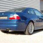 BMW M3 Coupé E46 SMG II — vue trois-quarts arrière opposée