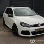 Volkswagen Golf 6 VI R DSG — vue trois-quarts avant opposée
