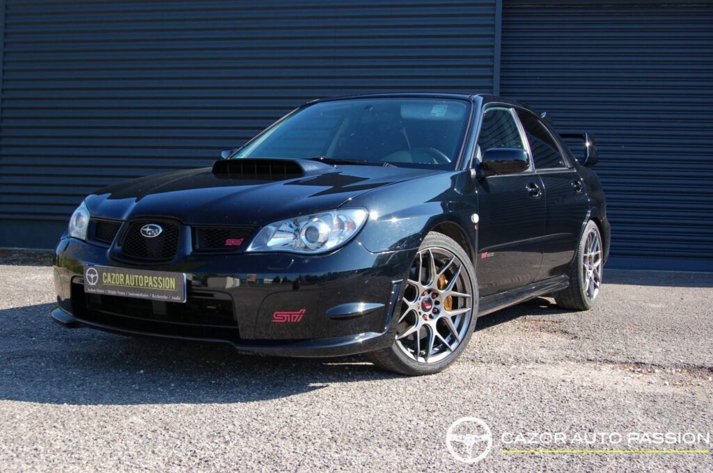 Subaru Impreza STI 9 DCCD — vue trois-quarts avant