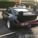 Porsche 911 Turbo 3.3 type 964 / 965 — vue trois-quarts arrière opposée